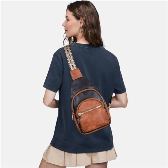 Sling Bag for Women Crossbody, Leather Cross Body Fanny Packs for Women, - Picture 4 of 6